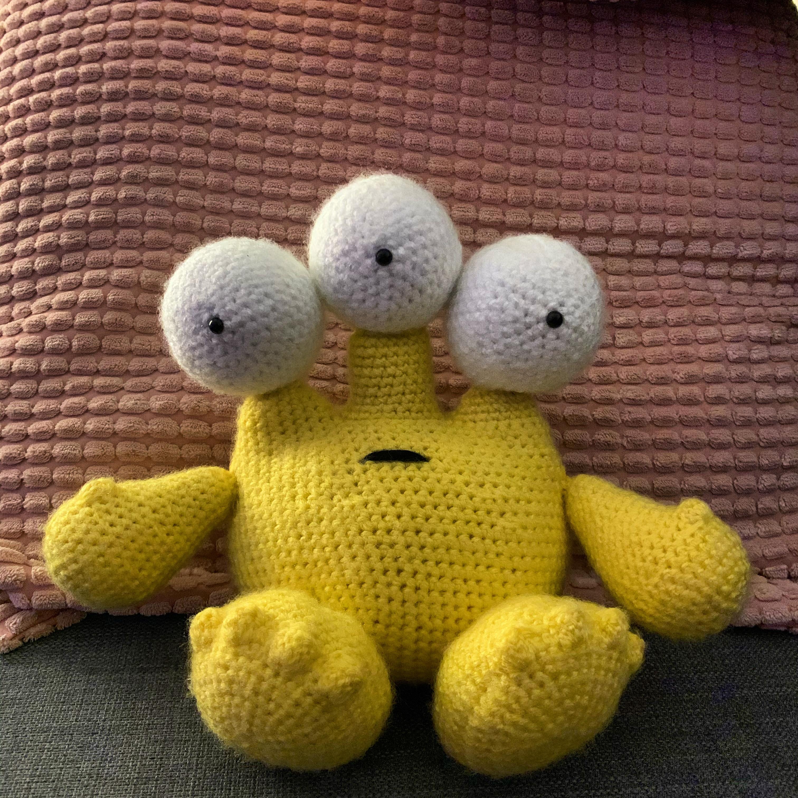 Amigurumi Creations Toby The Triclops From Amigurumi Monsters