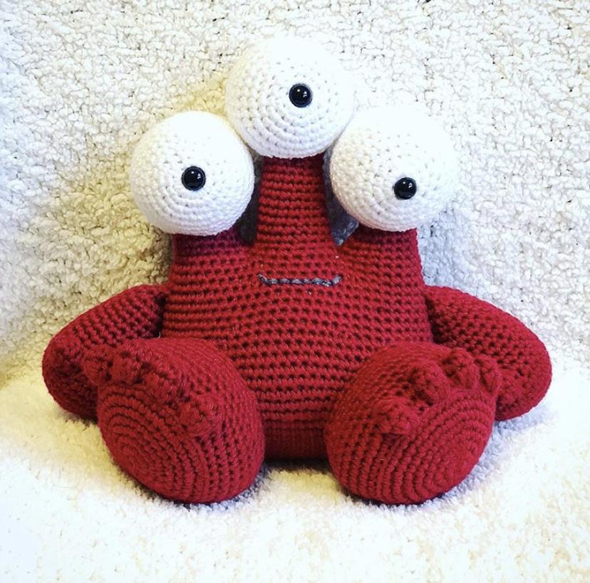 Amigurumi Creations Toby The Triclops From Amigurumi Monsters