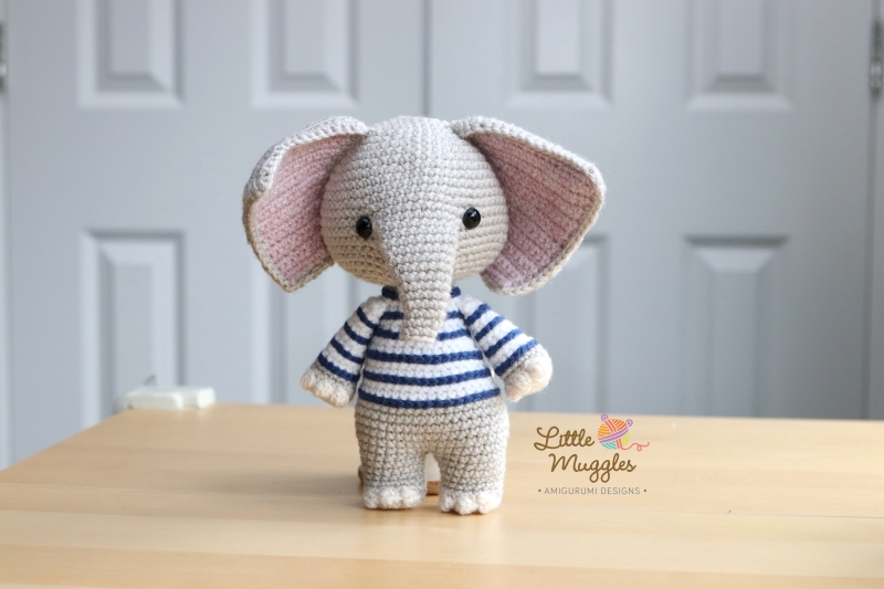 Emery The Elephant Amigurumi Pattern Amigurumi