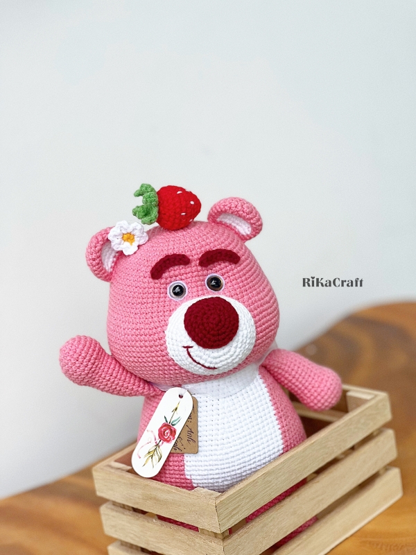 Strawberry Bear Amigurumi Pattern Amigurumi