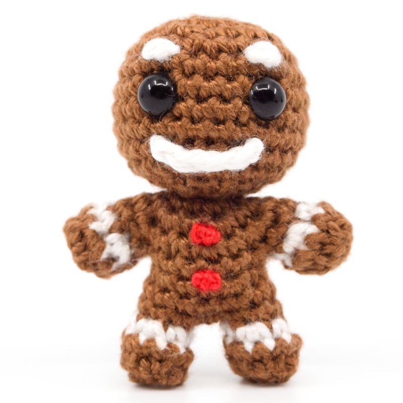 Mini Noso Gingerbread Man Amigurumi Pattern Amigurumi