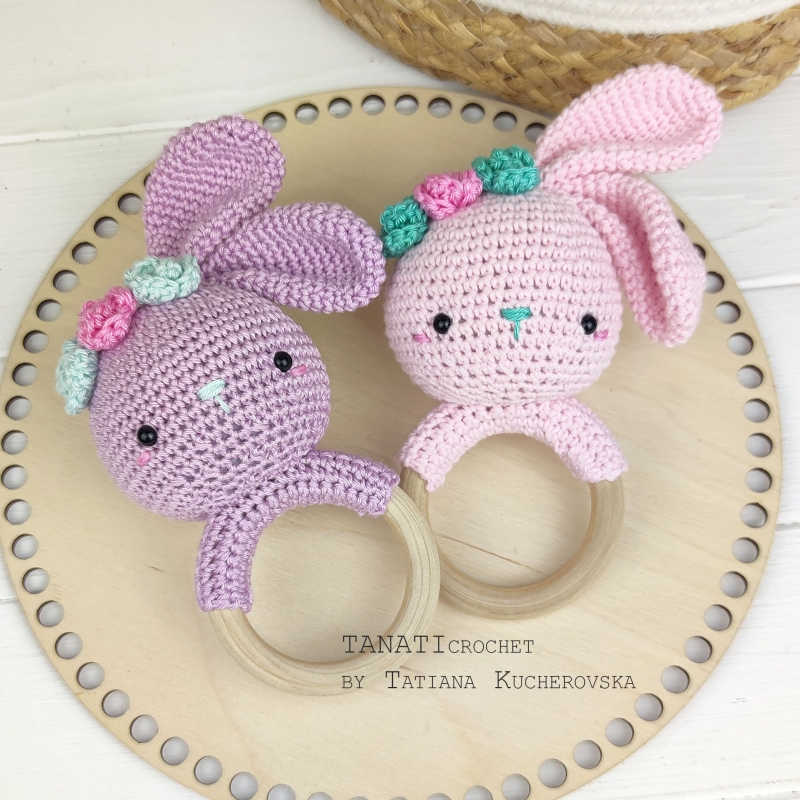 Rattle Bunny Amigurumi Pattern Amigurumi