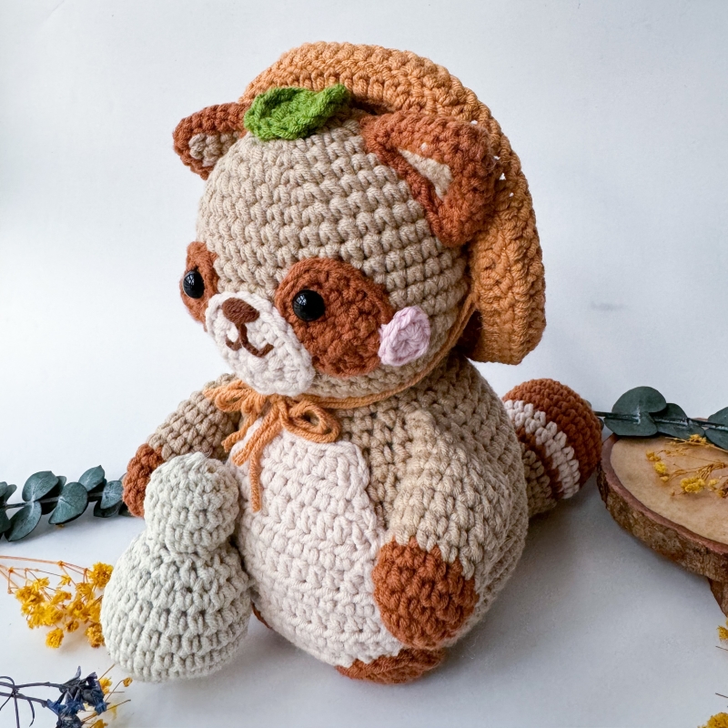 Tori The Tanuki Amigurumi Pattern Amigurumi