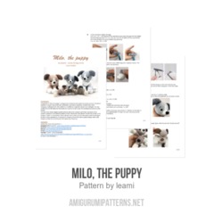 Milo The Puppy Amigurumi Pattern Amigurumi