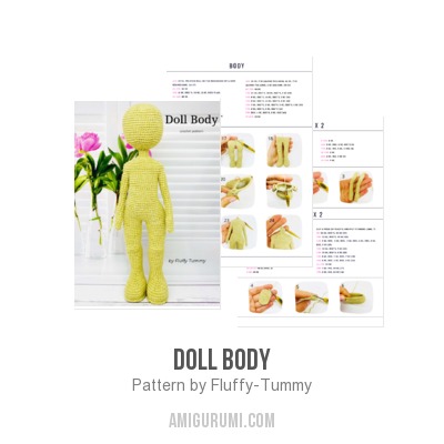 Doll Body Amigurumi Pattern Amigurumi