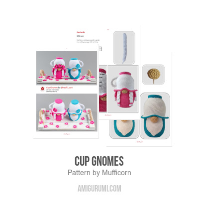 Cup Gnomes Amigurumi Pattern Amigurumi