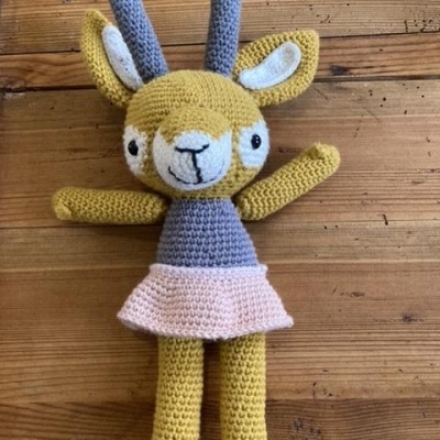 Pica Pau Audrey Gazelle - My Finished Amigurumi Crochet Project