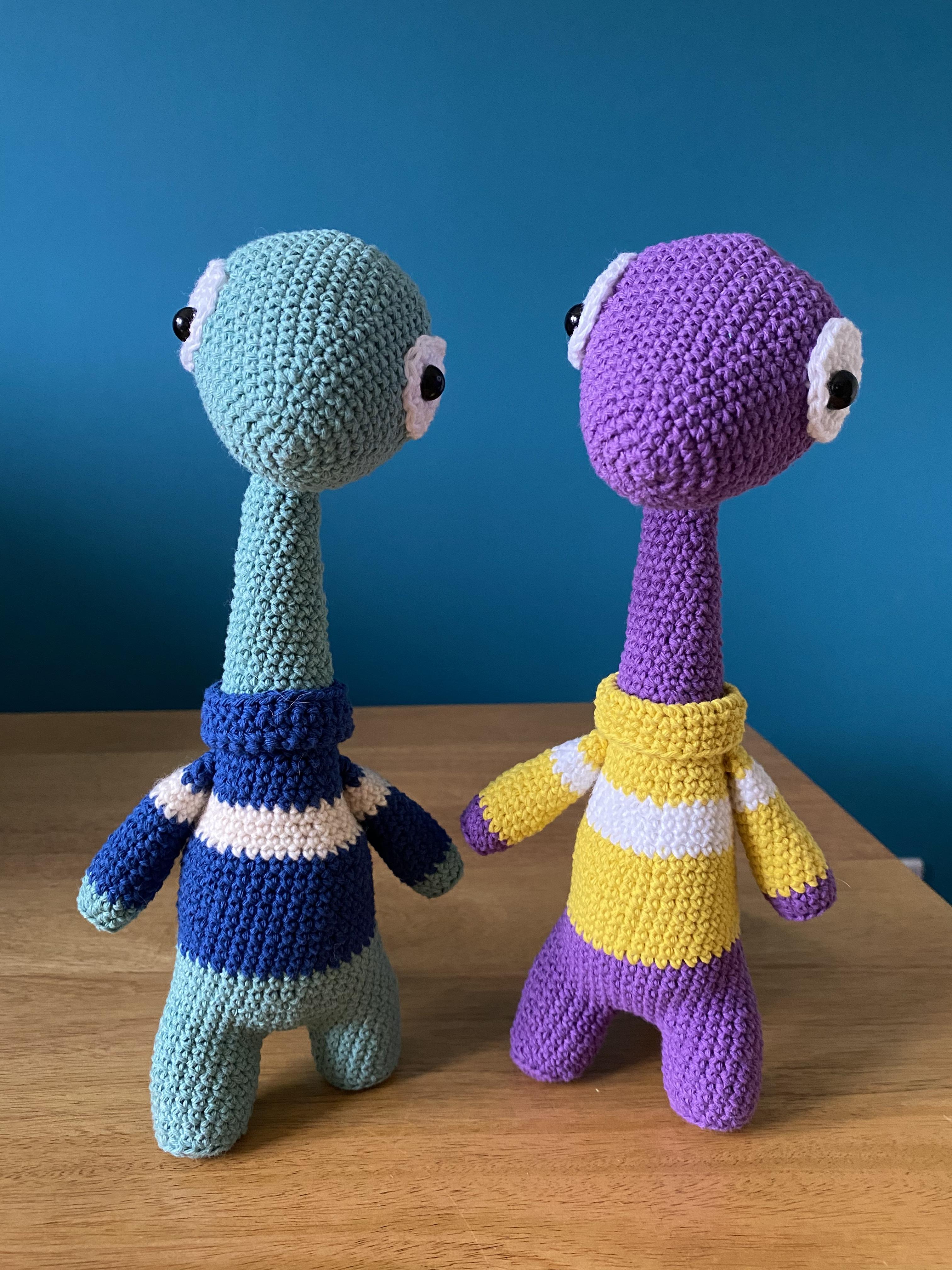 prehistoric amigurumi