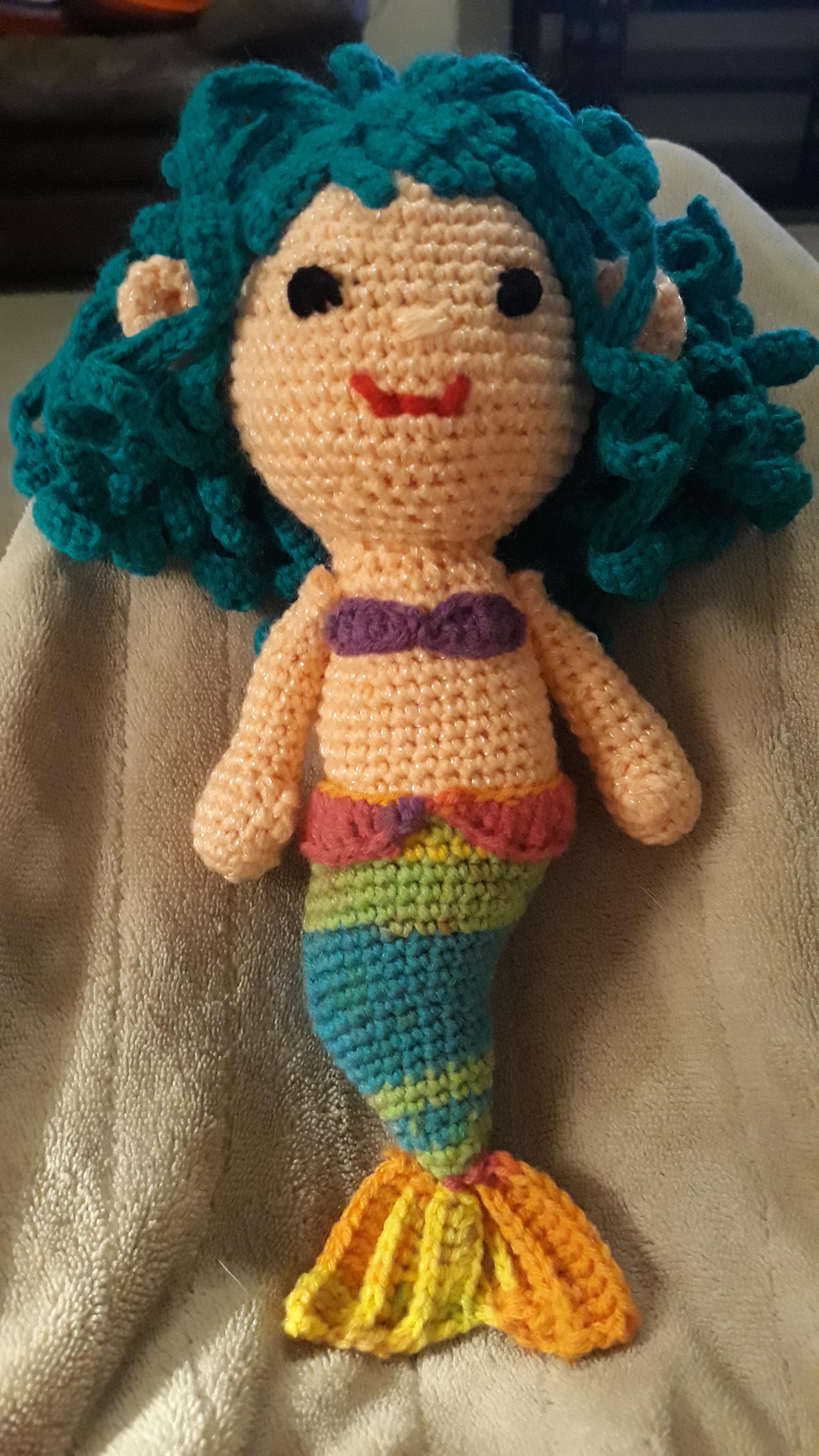 Amigurumi.com - Creations - Emily The Little Mermaid From Unicorns ...