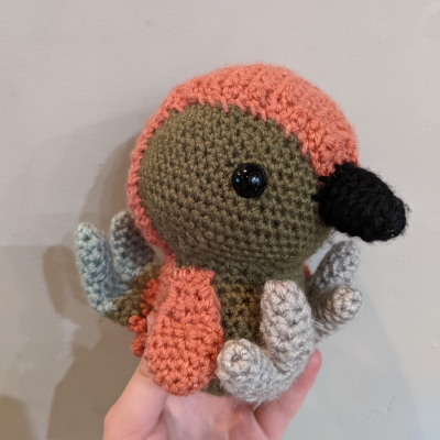 Amigurumi.com - *zoomigurumi 6* Carlos the baby hummingbird can do more  than just hum; he can carry a tune like no other! Animals of all kinds  gather underneath his tree to hear