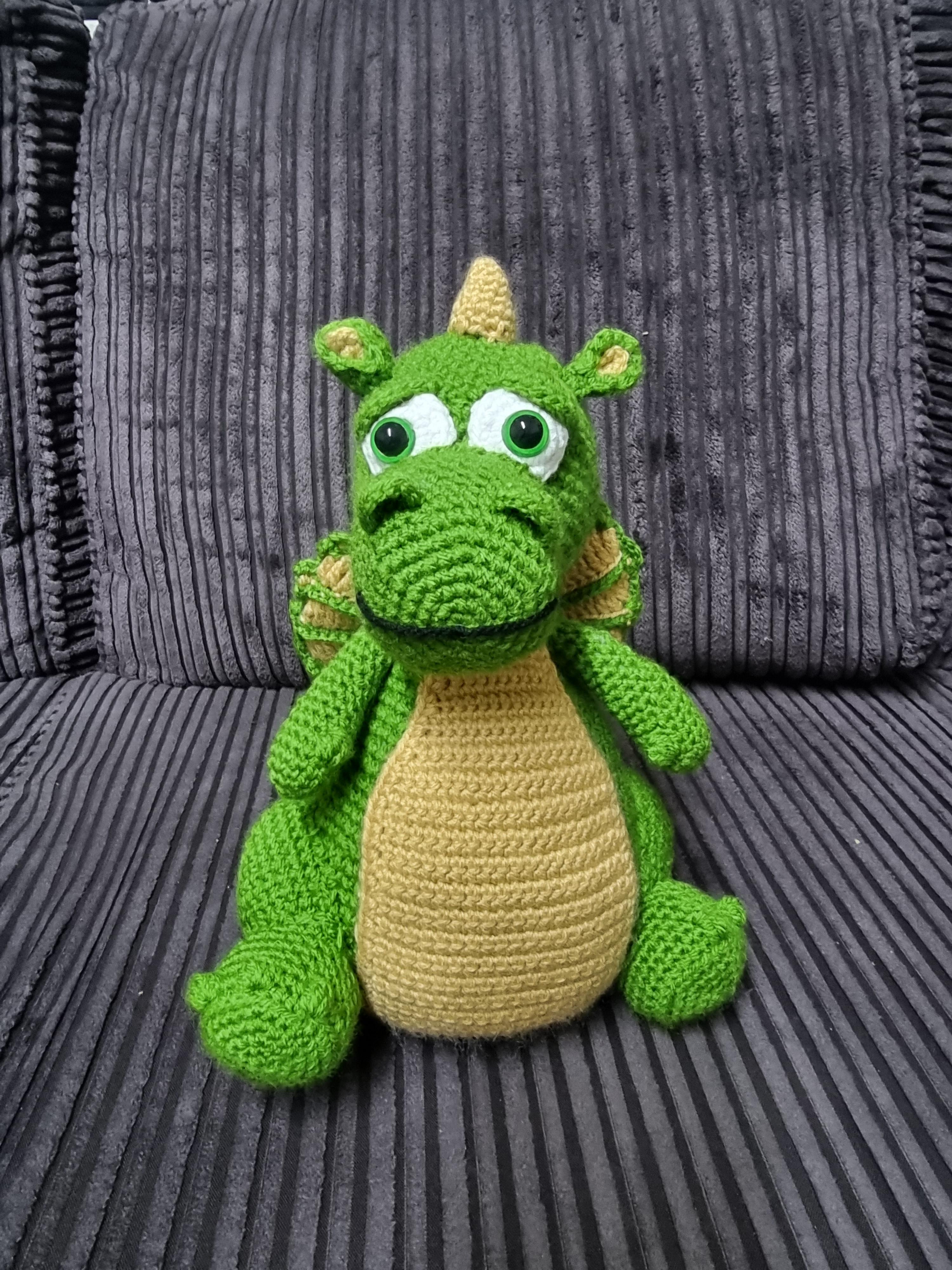 Amigurumi com Creations Drake the Dragon from Unicorns Dragons and