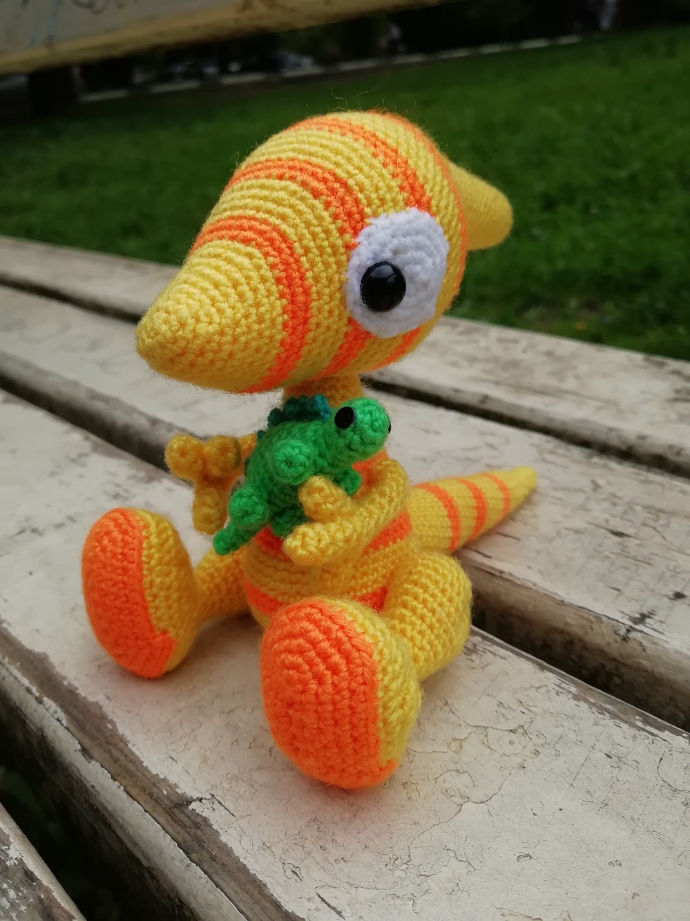 prehistoric amigurumi