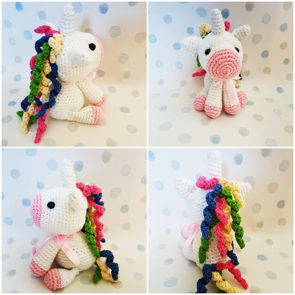 Amigurumi.com - Creations - Unicorn Bel from Unicorns, Dragons and More ...