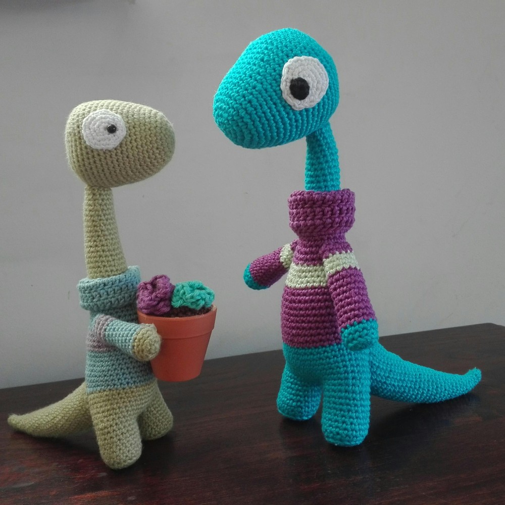 prehistoric amigurumi