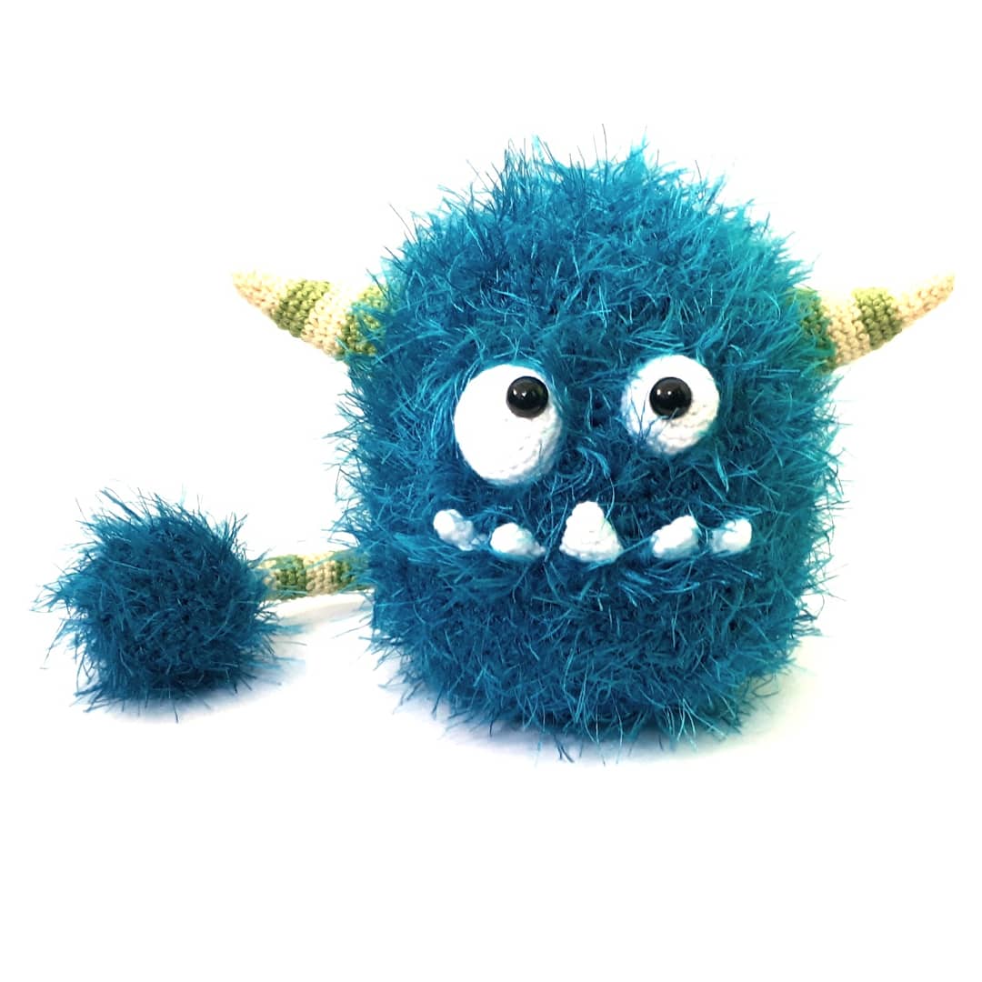 Amigurumi.com - Creations - Bibi the Cotton Candy Monster from ...