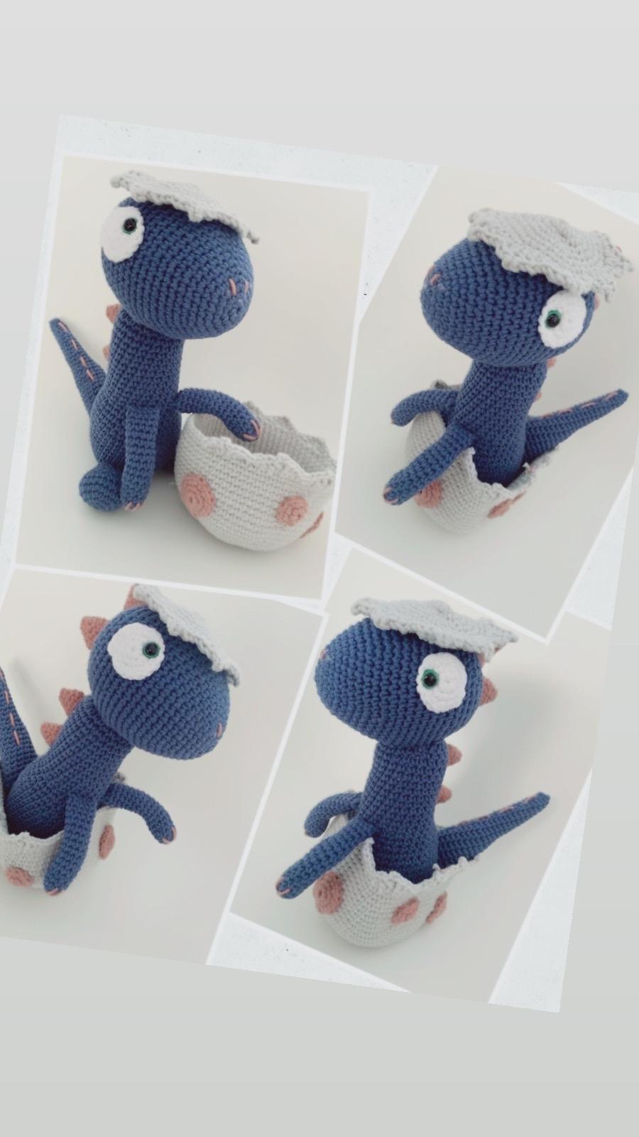 prehistoric amigurumi