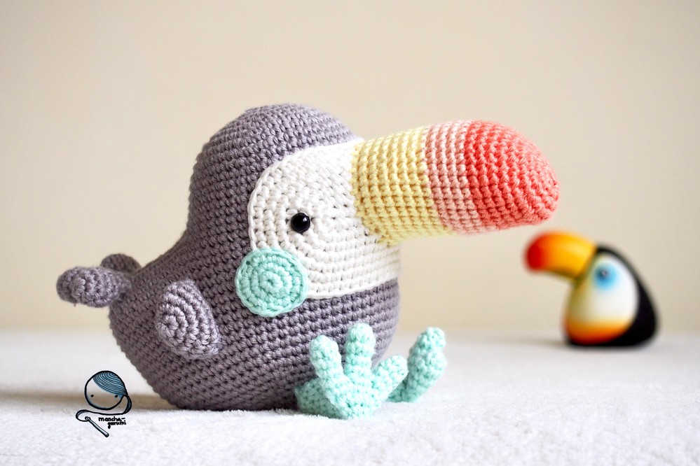 Tocita the toucan!!! An amigurumi toco toucan from zoomigurumi