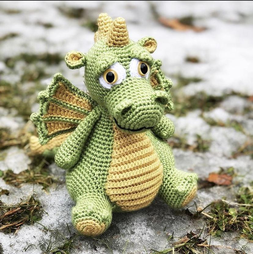 Amigurumi.com - Creations - Drake the Dragon from Unicorns, Dragons and ...