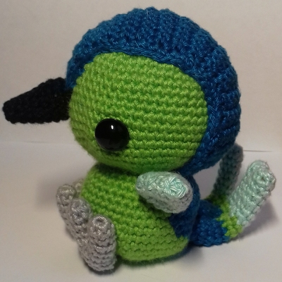 Amigurumi.com - *zoomigurumi 6* Carlos the baby hummingbird can do more  than just hum; he can carry a tune like no other! Animals of all kinds  gather underneath his tree to hear