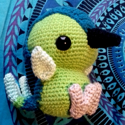 Amigurumi.com - *zoomigurumi 6* Carlos the baby hummingbird can do more  than just hum; he can carry a tune like no other! Animals of all kinds  gather underneath his tree to hear