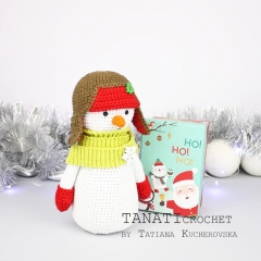 snowman amigurumi pattern by 