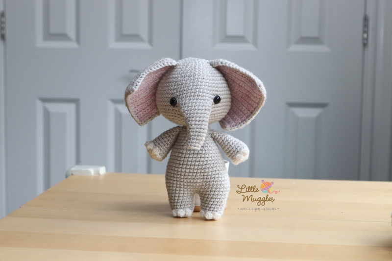 Emery the Elephant amigurumi pattern 