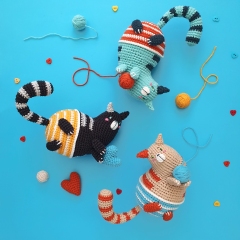 Tiger the cat amigurumi by Natura Crochet