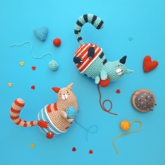 Tiger the cat amigurumi pattern by Natura Crochet