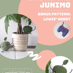 Bruno the Junimo amigurumi pattern by Cosmos.crochet.qc