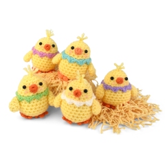 Spring Chicken Family amigurumi pattern - Amigurumi.com