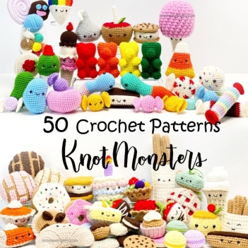 50 Sweets & Treats Bundle amigurumi pattern - Amigurumi.com