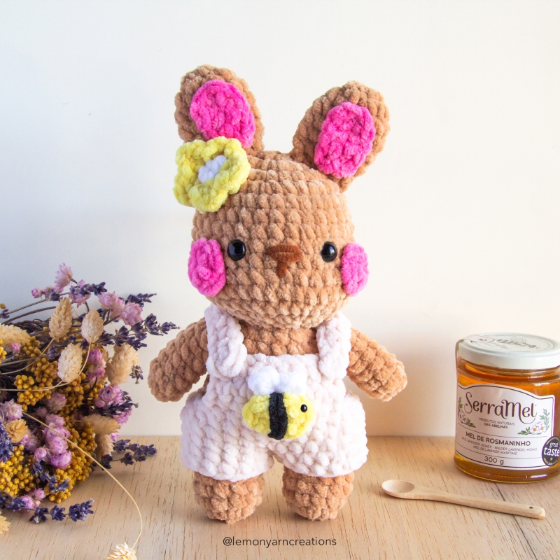 Buy Amigurumi Crochet Pattern Honey the Bunny Rabbit Doll ENGLISH