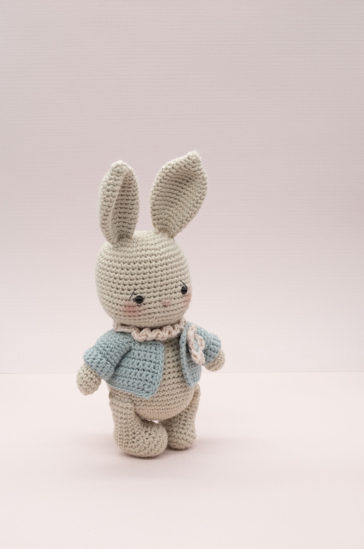 Basil the bunny rabbit amigurumi pattern by LittleAquaGirl