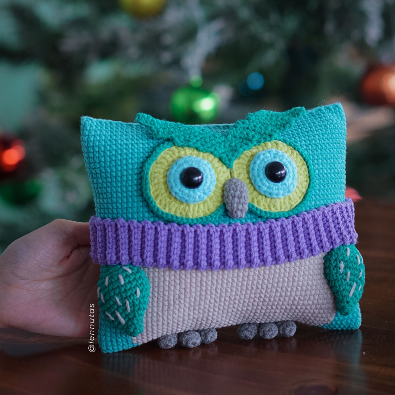 Red Heart Crochet Owl Pillow Pattern