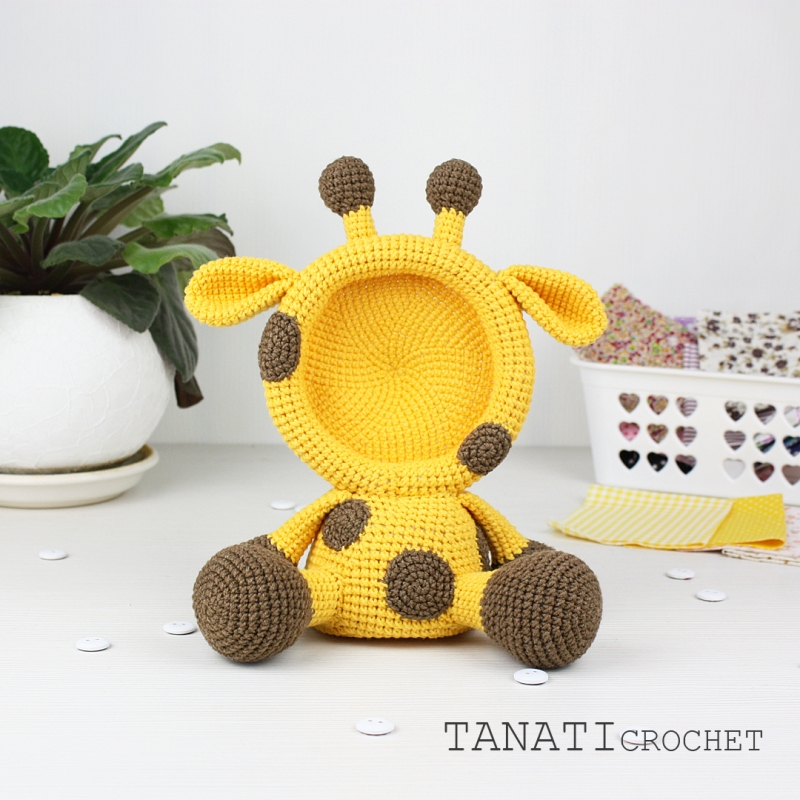 Amigurumi, Giraffa Senza Occhi Fotografia Stock - Immagine di eyeless,  arte: 182988048