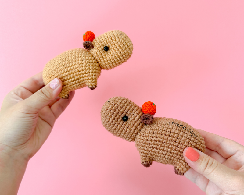 Capybara amigurumi pattern - Amigurumi.com