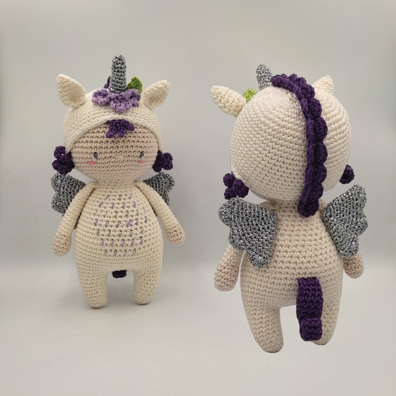 Mono the Unicorn Doll amigurumi pattern - Amigurumi.com