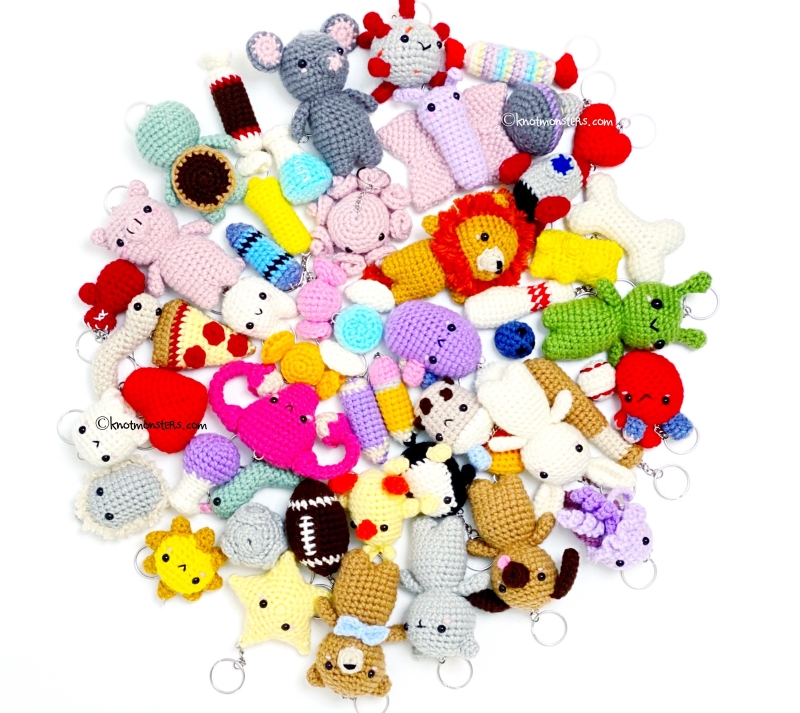 50 Keychain Bundle amigurumi pattern