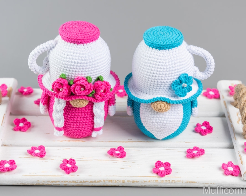 Cup Gnomes amigurumi pattern - Amigurumi.com