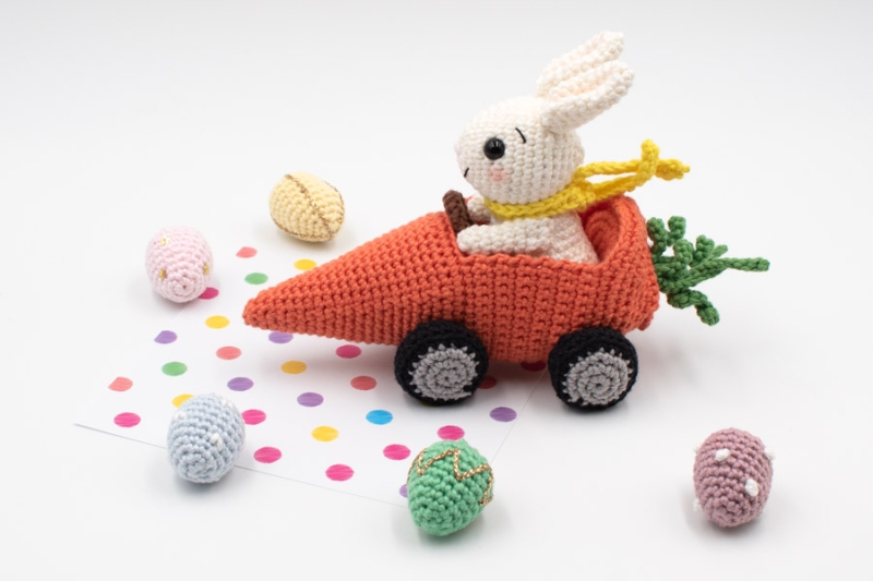 Easter Wired Edge Ribbon Easter Egg Bunny Rabbit Carrot - Temu