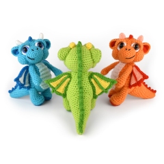 Baby Dragons amigurumi pattern - Amigurumi.com