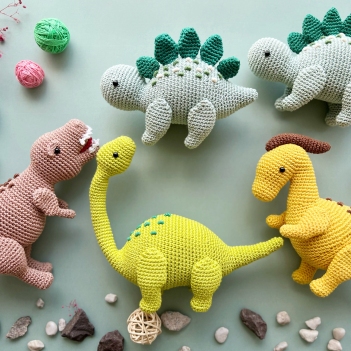 Crochet Dinosaurs amigurumi pattern - Amigurumi.com