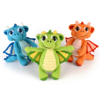 Baby Dragons amigurumi pattern - Amigurumi.com