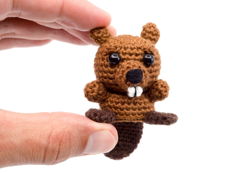 Mini Beaver amigurumi pattern 