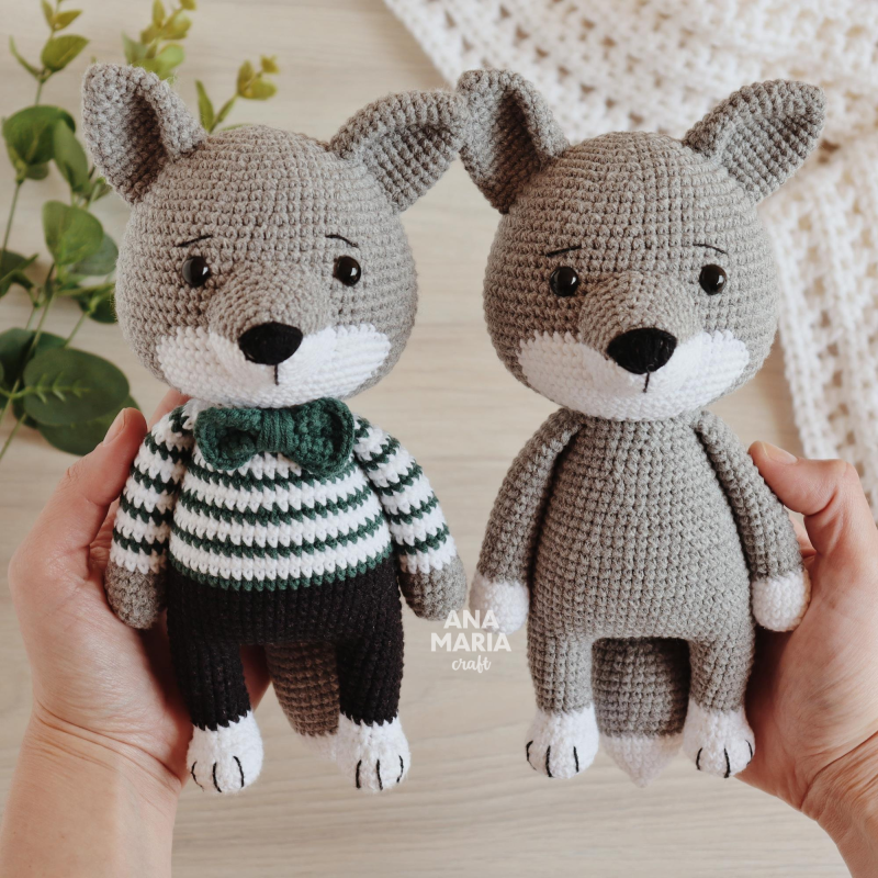 Francis, the Wolf amigurumi pattern - Amigurumi.com