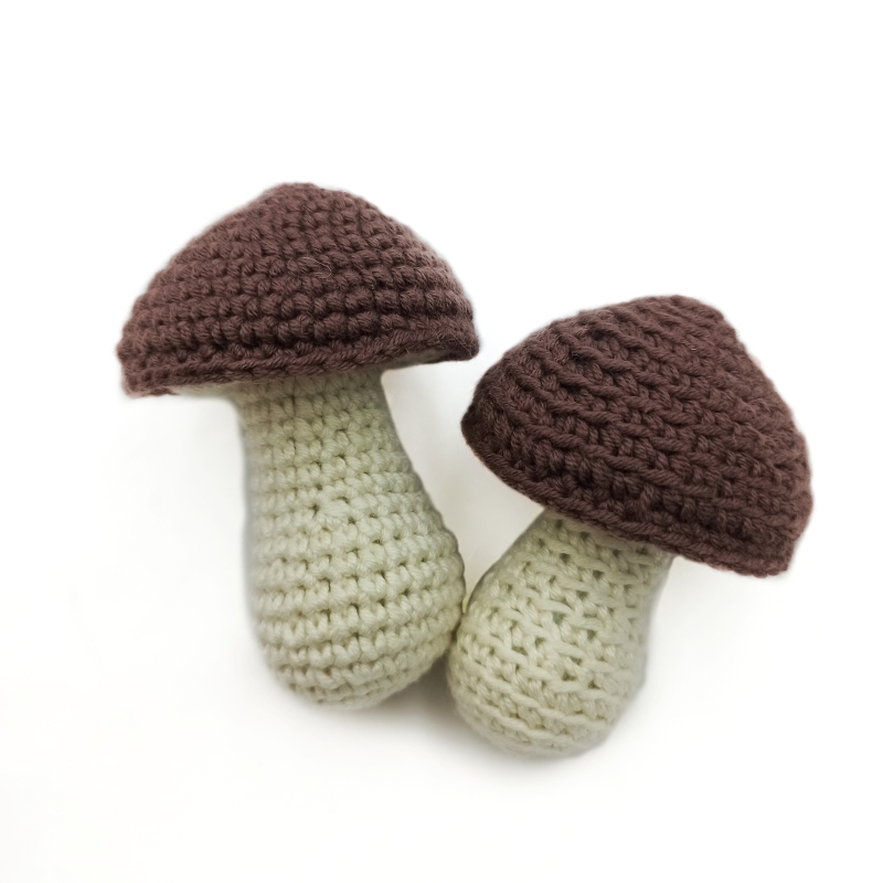 Mushroom knitting pattern: Porcini [free + step by step instructions]