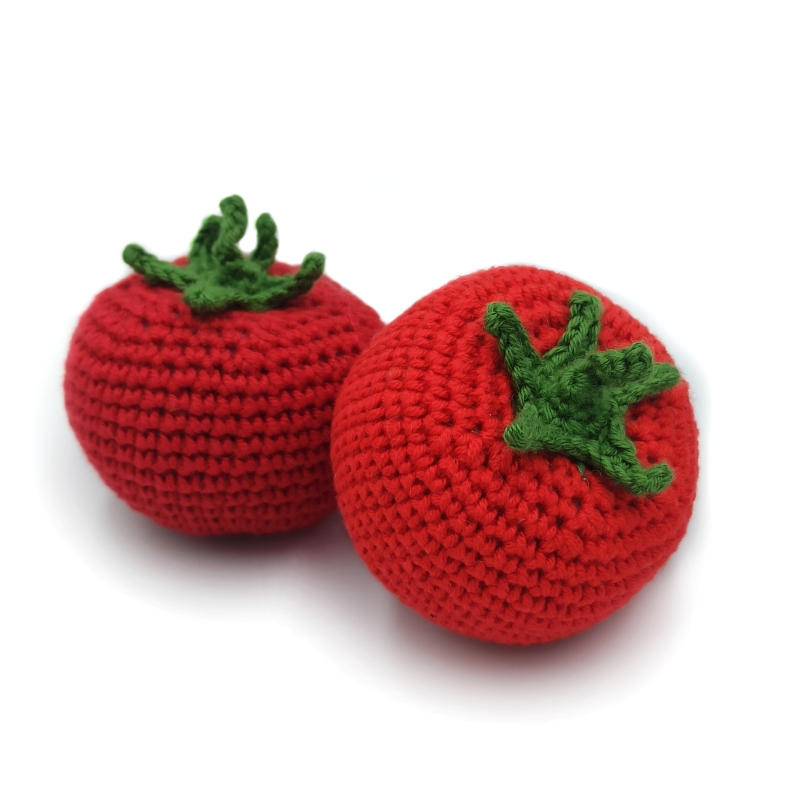 Tomato Play food vegetables amigurumi pattern