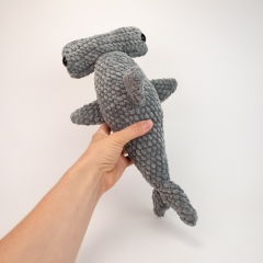 Hector the Plush Hammerhead Shark amigurumi pattern - Amigurumi.com