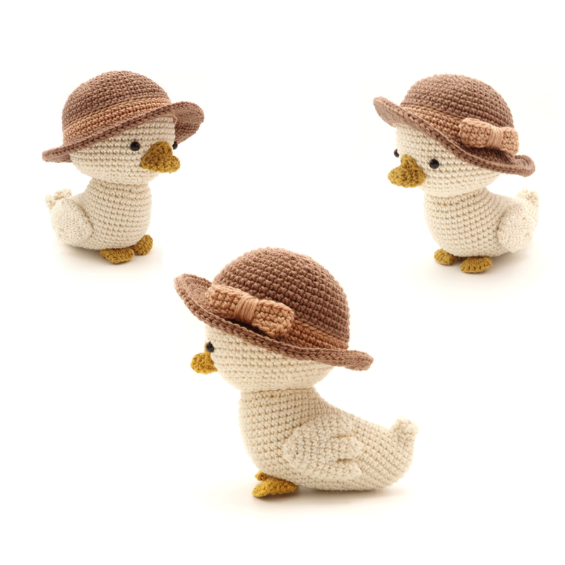 Crochet Duck Pattern Micro Toy Duckling Amigurumi: Make Your 