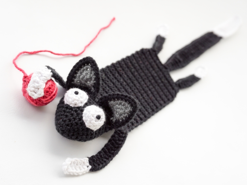 Cat Bookmark amigurumi pattern - Amigurumi.com